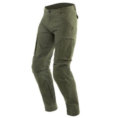 Dainese COMBAT textilní cargo kalhoty zelené vel.37